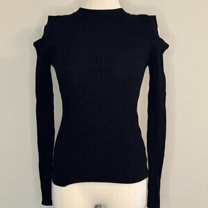 Zara - Open Shoulder Top - Black - Small